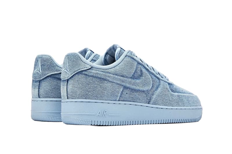 Ja Morant x Nike Air Force 1 Low "Denim" Light Armory Blue/Metallic Silver-White memphis grizzlies AF1