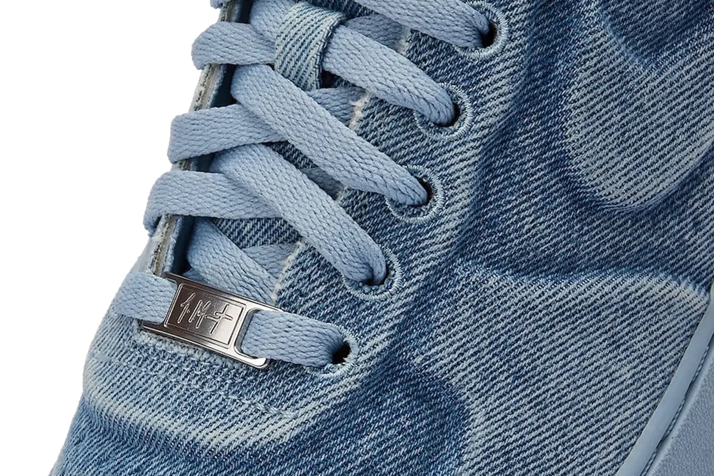 Ja Morant x Nike Air Force 1 Low "Denim" Light Armory Blue/Metallic Silver-White memphis grizzlies AF1