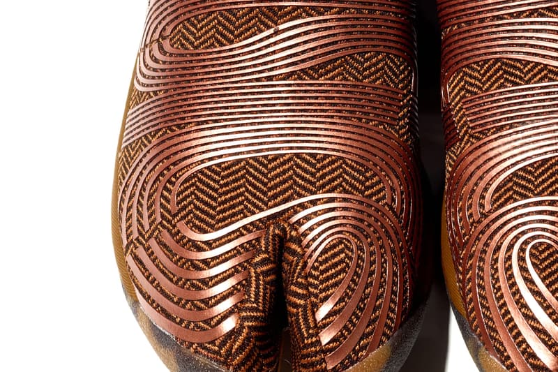 Kiko Kostadinov's ASICS LYASA FF Tabi Revealed in Two Dynamic Colorways Caramel/Rose Gold & Grey/Silver Release Info