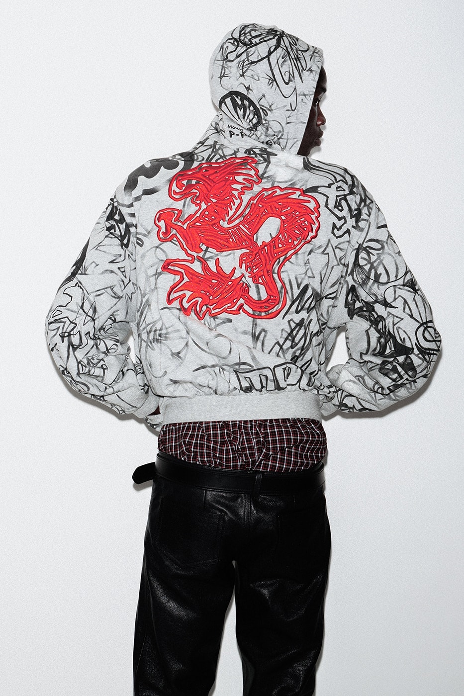 Mowalola Pits the Union Jack Against NY in a Rebellious New Drop Mowalola ogunlesi sweater sweatpants hoodies jackets michael jackson shirt graphic
