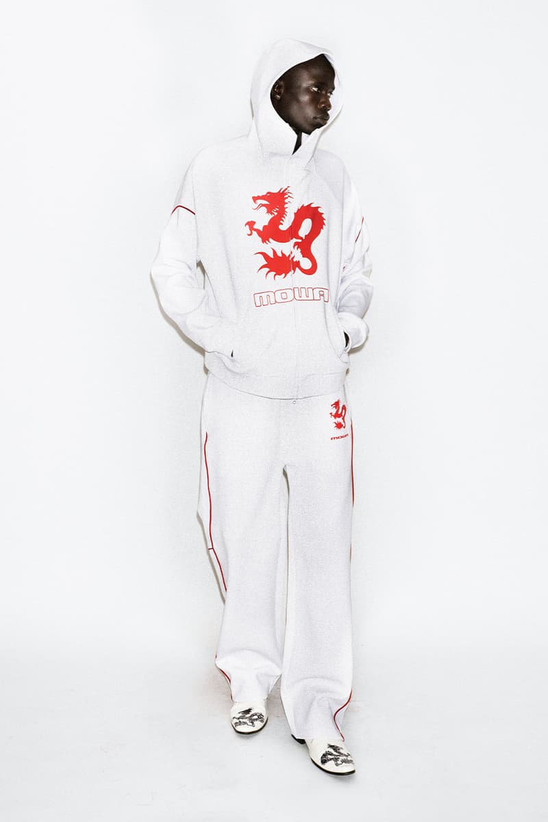 Mowalola Pits the Union Jack Against NY in a Rebellious New Drop Mowalola ogunlesi sweater sweatpants hoodies jackets michael jackson shirt graphic