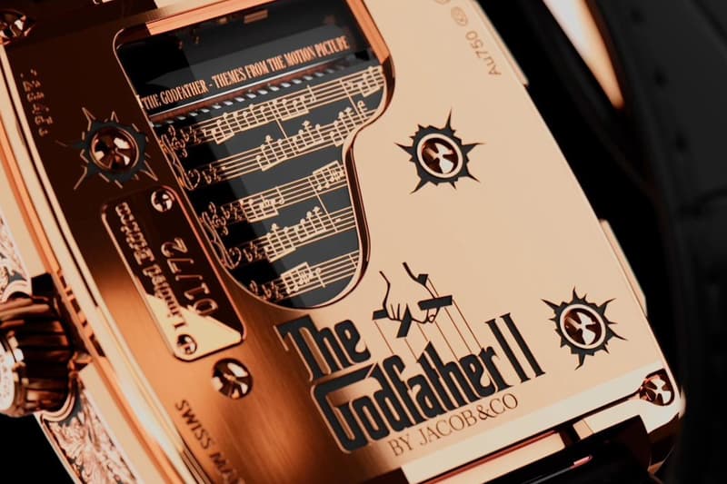 Jacob & Co. Unveils 'The Godfather II:' The World's First Double-Melody Musical Watch "The Godfather's Waltz" and "The Godfather Love Theme."