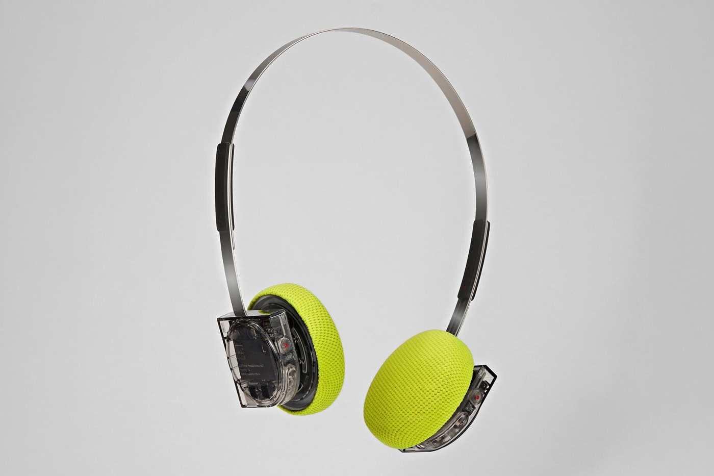 km5 Gives Transparent Tech a High-Voltage Facelift With Its New Neon Audio Collection cd players earphones headphones