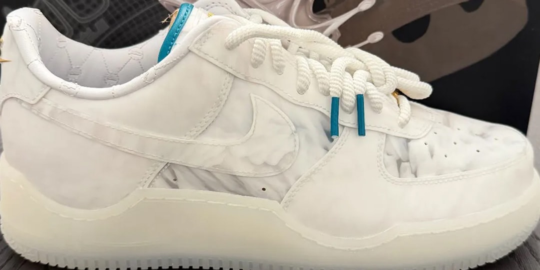 Lebron James and Nike Carve Out a Royal Air Force 1 Low "Marble"