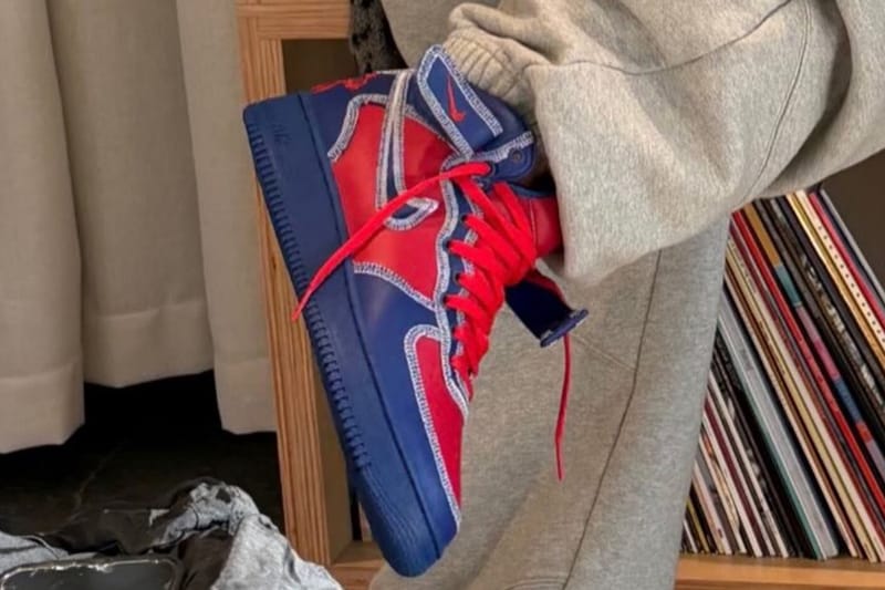 Lil Yachty and Concrete Boys Shift Gears With the Nike Air Force 1 Mid "Blue/Red"
