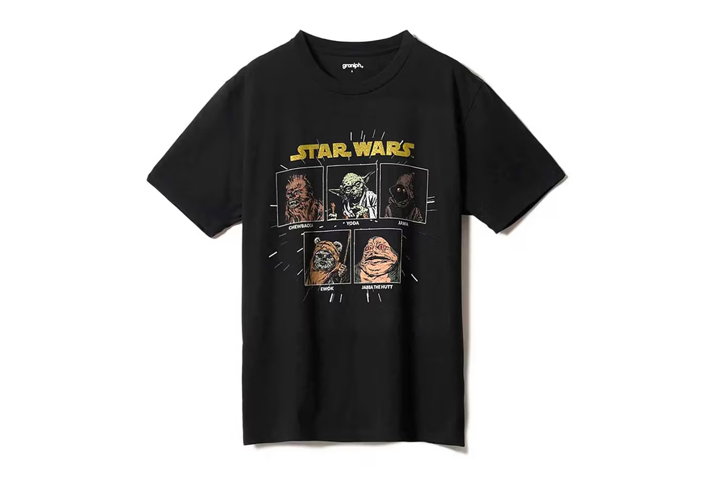 graniph 'Star Wars' Join Forces SS26 Collaborative Collection chewbaka trilogy luke skywalker yoda cp3 darth vader storm trooper collaboration