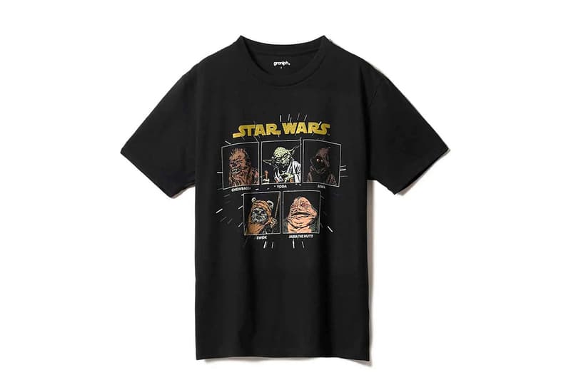 graniph 'Star Wars' Join Forces SS26 Collaborative Collection chewbaka trilogy luke skywalker yoda cp3 darth vader storm trooper collaboration