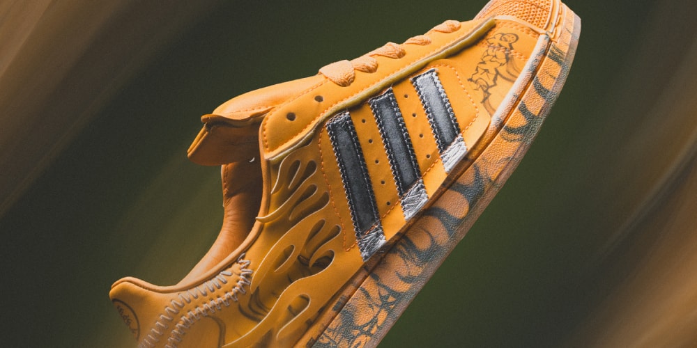 adidas Originals and Hellstar Unveil a Hazy Orange Superstar II
