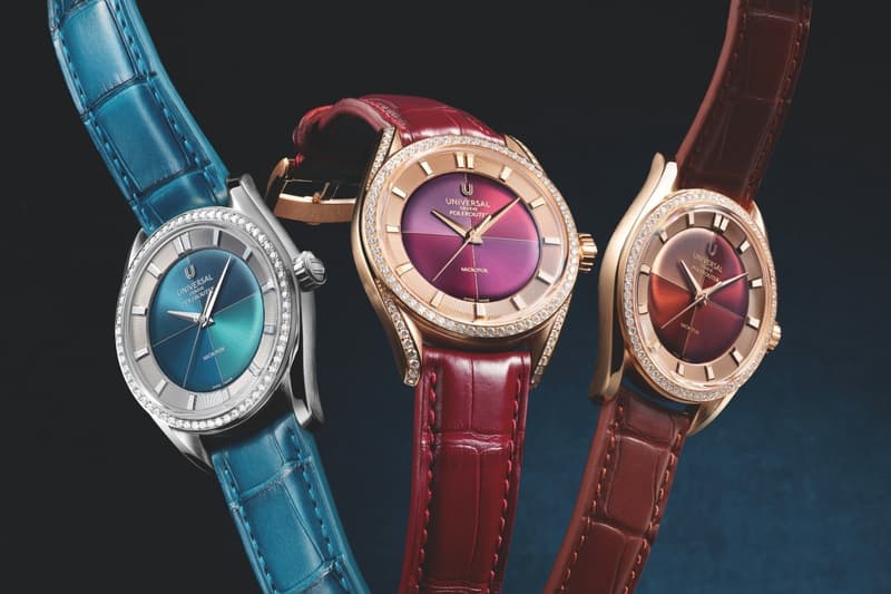 Universal Genève Relaunch Polerouter Compax Cabriolet Disco Mini  Couture Collection & Signature Timepieces   