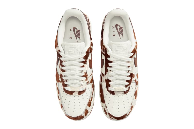 Nike Air Force 1 Low Cow Print Field Brown IO0442-200 Official Images