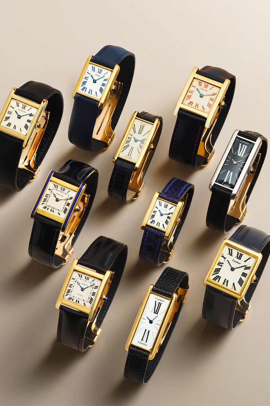 Vintage Cartier timepiece from the Sotheby's assembly