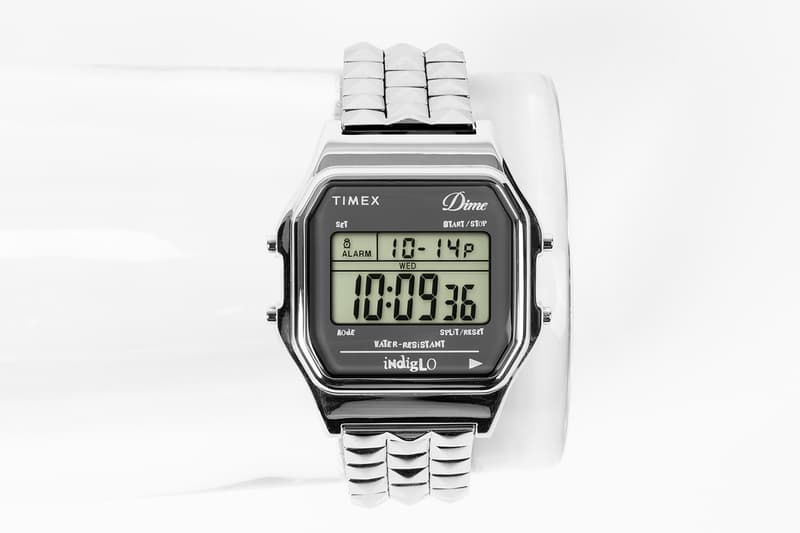 Dime and Timex Give the Classic T80 a Badass Studded Makeover collaboration wrist watch