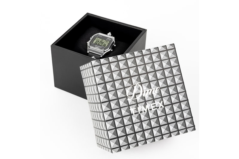 Dime and Timex Give the Classic T80 a Badass Studded Makeover collaboration wrist watch