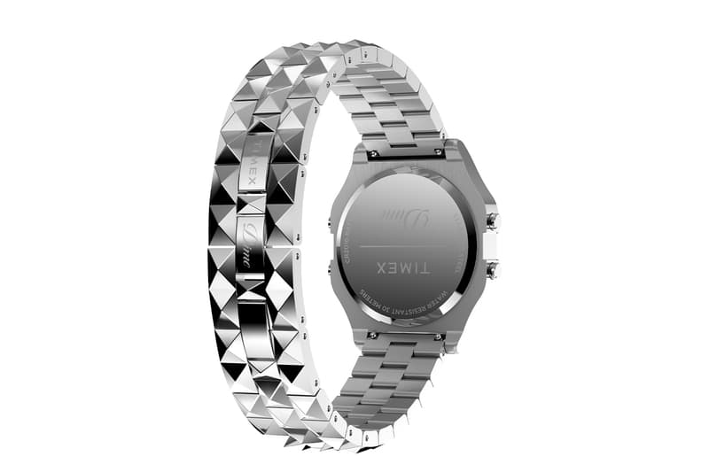 Dime and Timex Give the Classic T80 a Badass Studded Makeover collaboration wrist watch