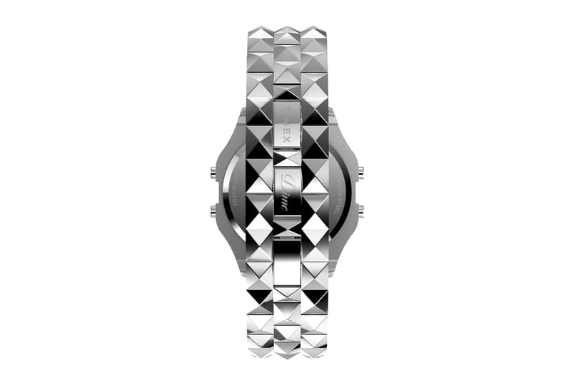 Dime and Timex Give the Classic T80 a Badass Studded Makeover collaboration wrist watch