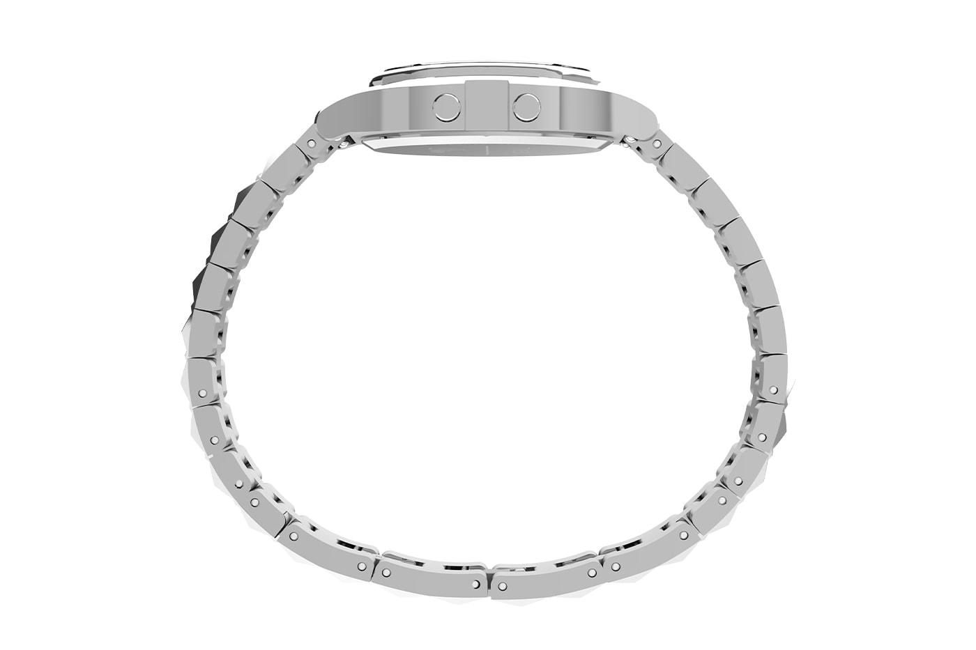 Dime and Timex Give the Classic T80 a Badass Studded Makeover collaboration wrist watch