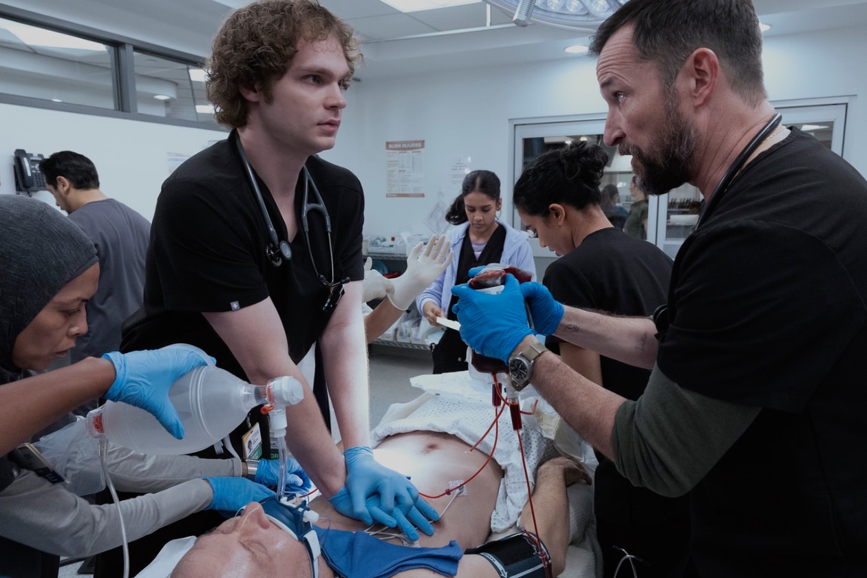 Lucas Iverson The Pitt saison 2 James Ogilvie interview