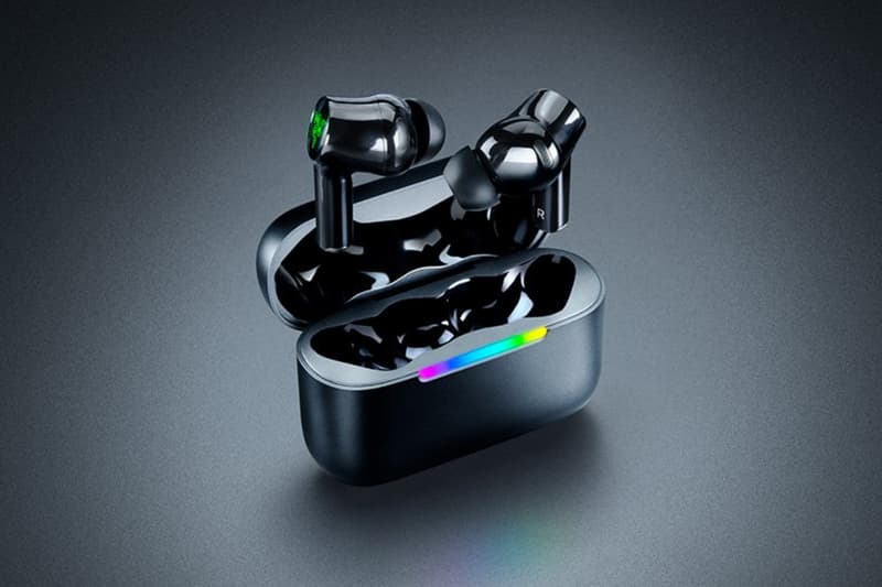 Razer Hammerhead V3 HyperSpeed wireless gaming earbuds with charging case that doubles as a low-latency USB-C receiver