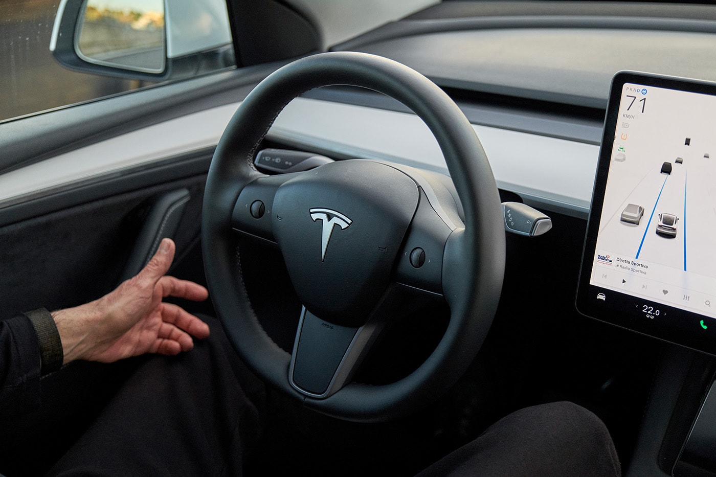 Tesla compact electric SUV concept rendering showing smaller body and streamlined design