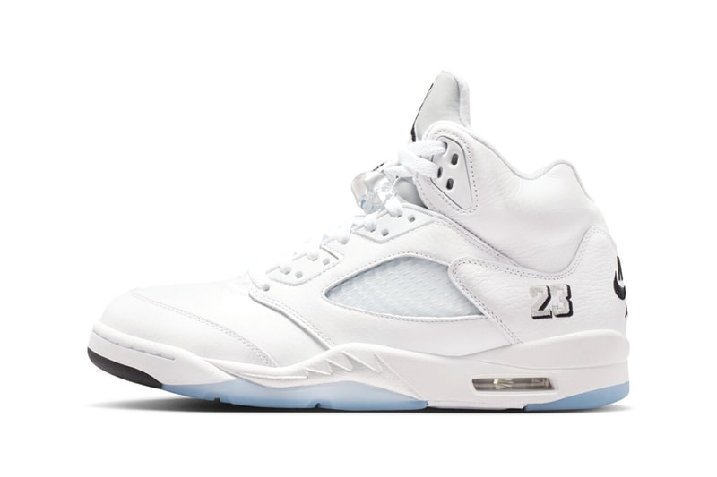Air Jordan 5 "White Metallic" HQ7978-103 Release Info White/Metallic Silver-Black jordan brand nike