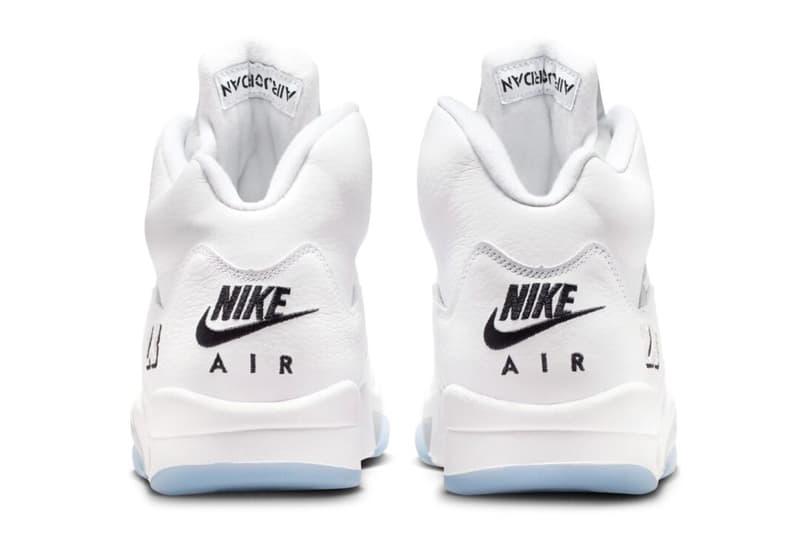 Air Jordan 5 "White Metallic" HQ7978-103 Release Info White/Metallic Silver-Black jordan brand nike