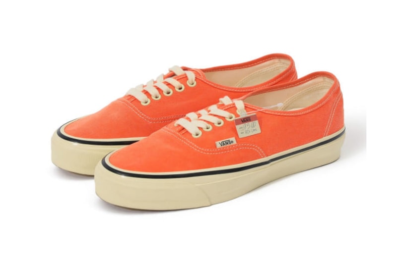 BEAMS BOY Vans Authentic Vintage Orange 13310897106 Release Info