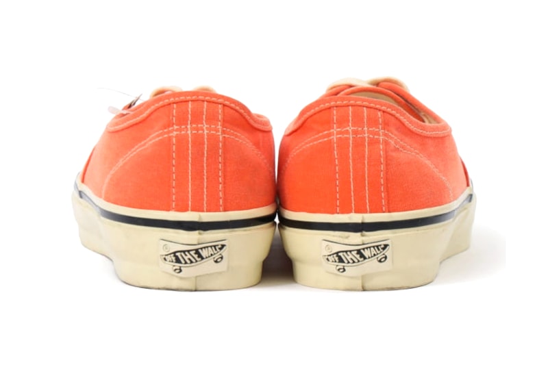 BEAMS BOY Vans Authentic Vintage Orange 13310897106 Release Info
