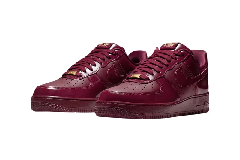 Syna Nike Air Force 1 07 Dark Beetroot Red Oxide IO9970-638 Release Info