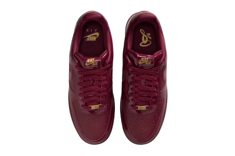 Syna Nike Air Force 1 07 Dark Beetroot Red Oxide IO9970-638 Release Info