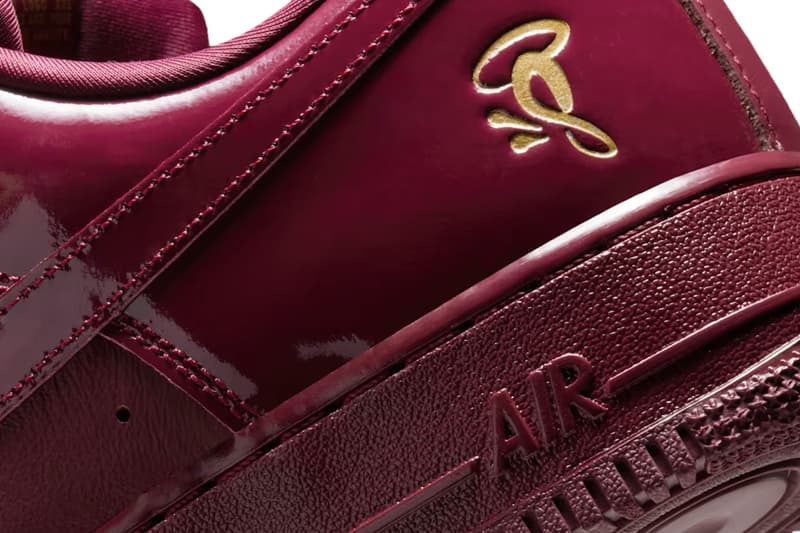 Syna Nike Air Force 1 07 Dark Beetroot Red Oxide IO9970-638 Release Info