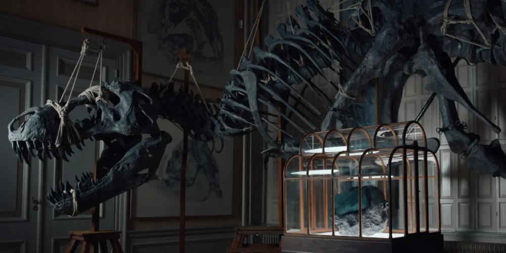 Enfin Lev's T-Rex Leather Handbag Fuses Fossils and Tech