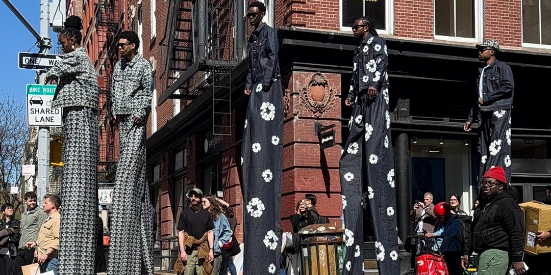Denim Tears' 10ft Tall Jeans Take Over the Streets of NYC