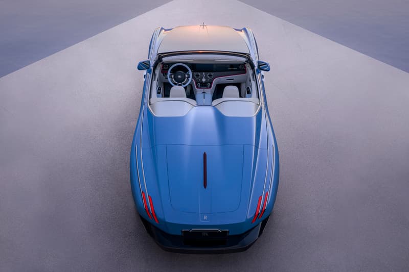 Rolls-Royce Project Nightingale Coachbuild Collection Drop Top Phantom Spectre Blue Yacht Style RR