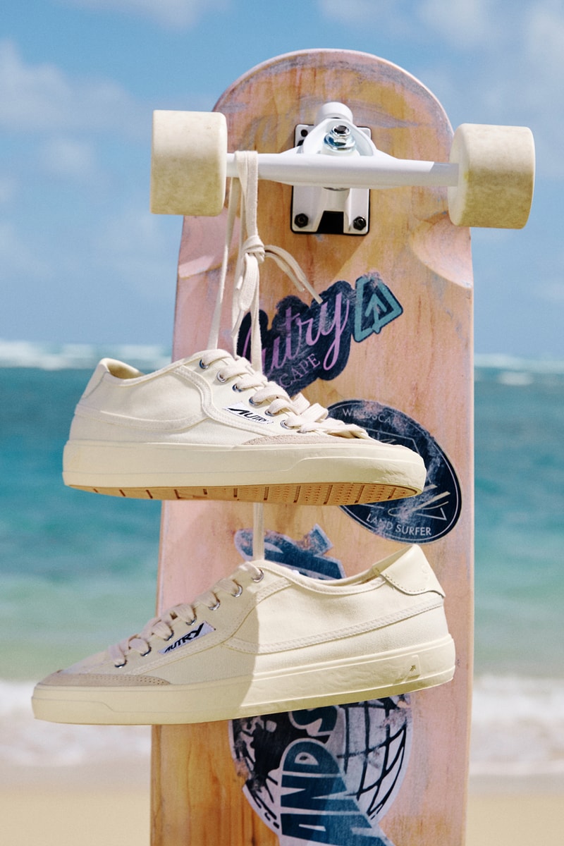 autry windscape longboarding hawaii sneakers coastal suede leather canvas metallic gum sole lightweight surf footwear style streamlined 