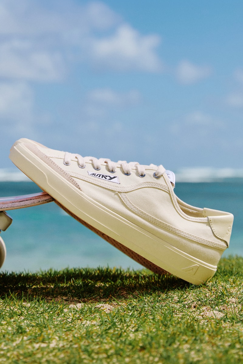 autry windscape longboarding hawaii sneakers coastal suede leather canvas metallic gum sole lightweight surf footwear style streamlined 