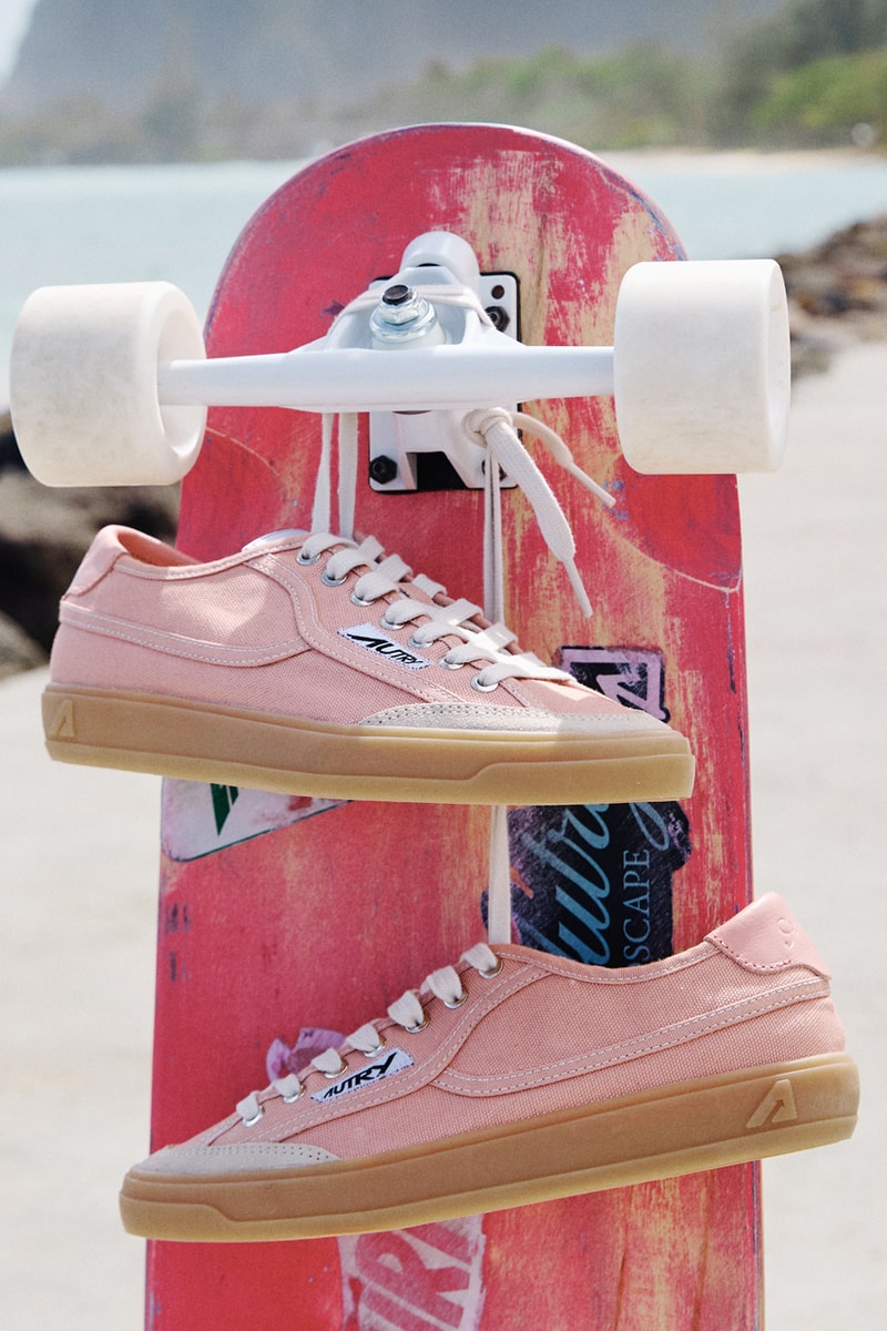 autry windscape longboarding hawaii sneakers coastal suede leather canvas metallic gum sole lightweight surf footwear style streamlined 