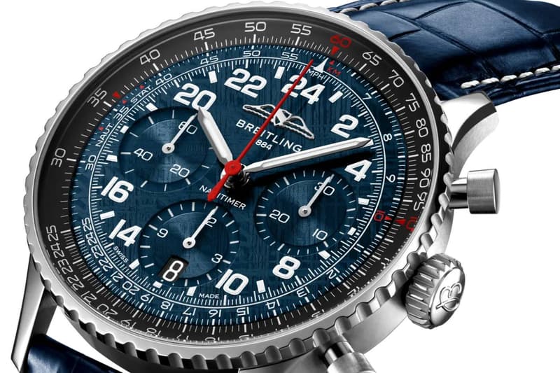 Breitling Navitimer B02 Chronograph 41 Cosmonaute Artemis II with blue meteorite dial and 24-hour display