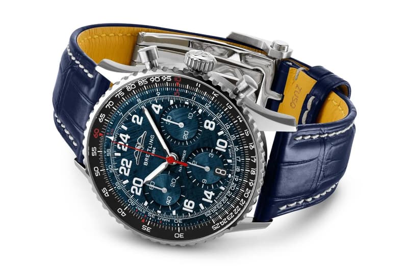 Breitling Navitimer B02 Chronograph 41 Cosmonaute Artemis II with blue meteorite dial and 24-hour display
