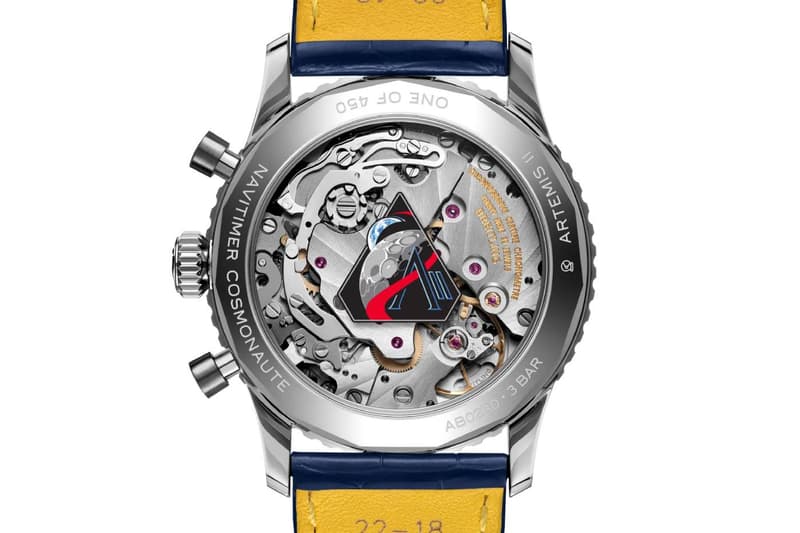 Breitling Navitimer B02 Chronograph 41 Cosmonaute Artemis II with blue meteorite dial and 24-hour display