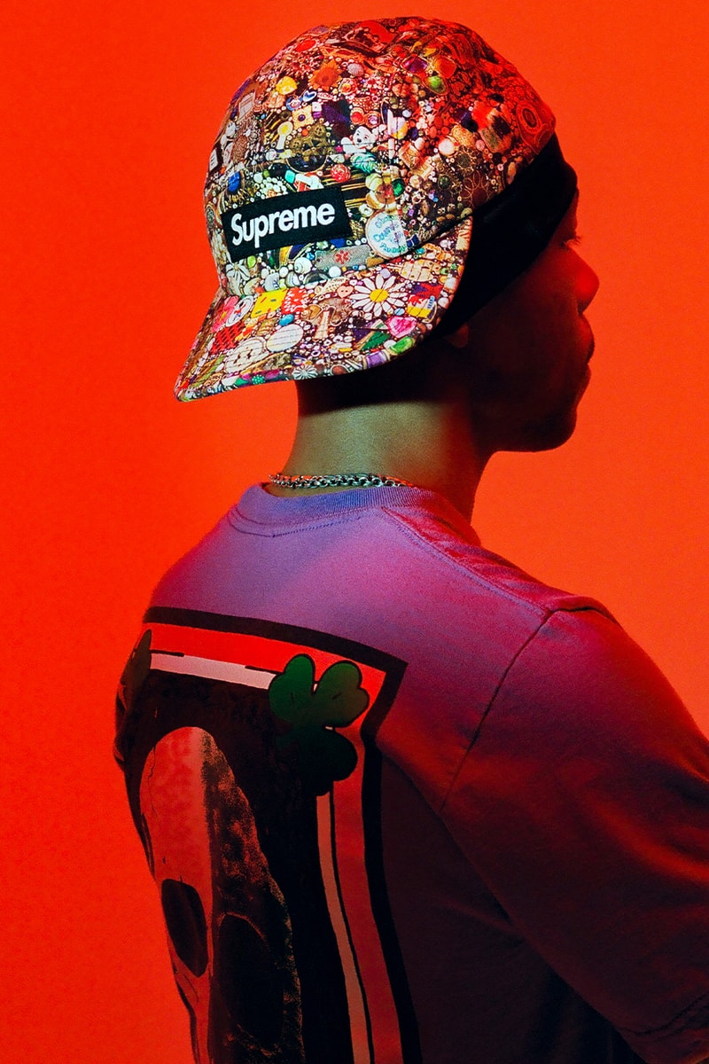 Mike Kelley x Supreme Spring 2026 Collaboration release info  S/S Shirt, Thermal, Ringer Tee, Hooded Sweatshirt, Sweatpant, two T-Shirts, Camp Cap, Vans® Era and Half Cab, Faribault Mills® Throw Blanket and Skateboard