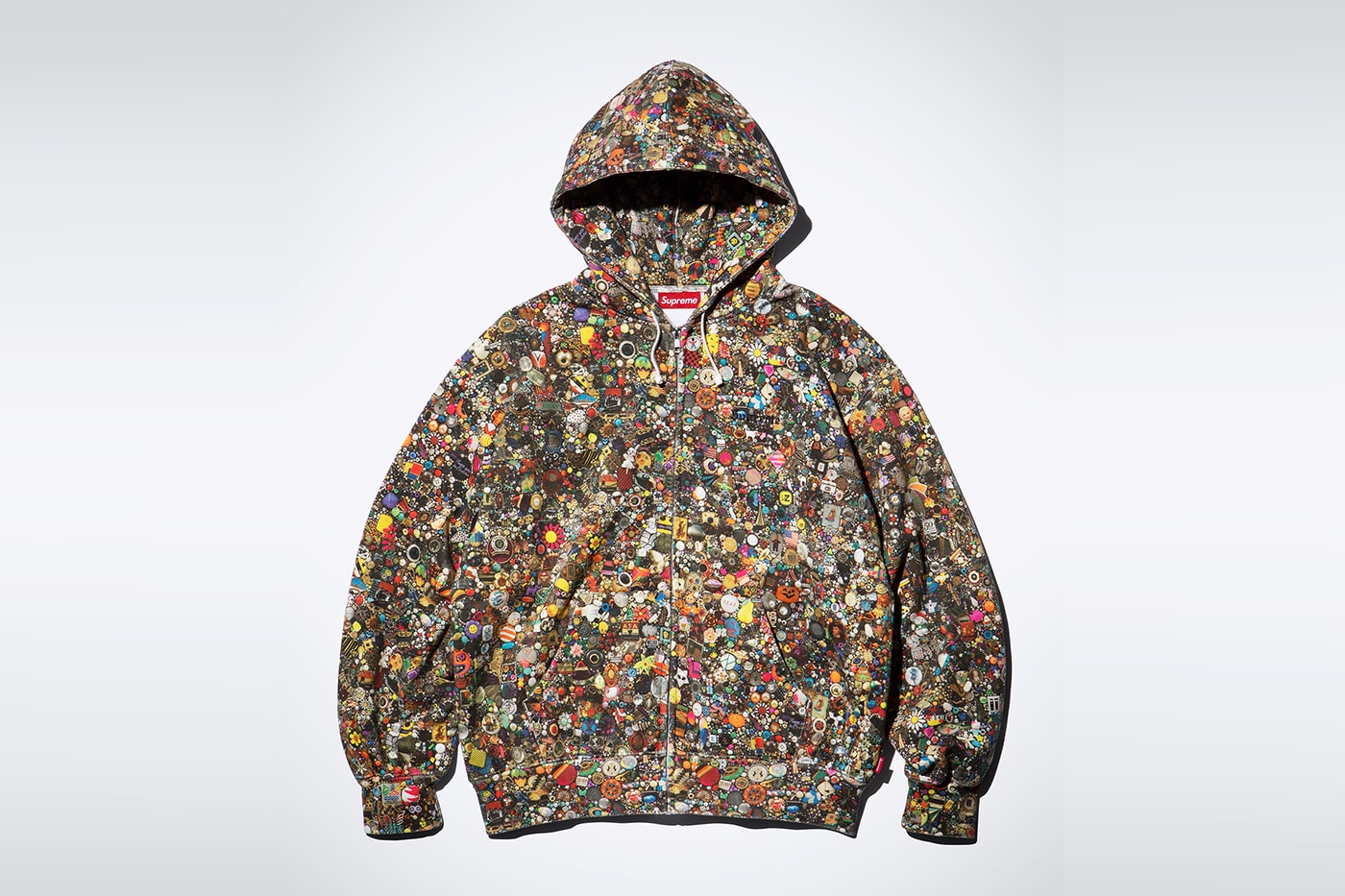 Mike Kelley x Supreme Spring 2026 Collaboration release info  S/S Shirt, Thermal, Ringer Tee, Hooded Sweatshirt, Sweatpant, two T-Shirts, Camp Cap, Vans® Era and Half Cab, Faribault Mills® Throw Blanket and Skateboard
