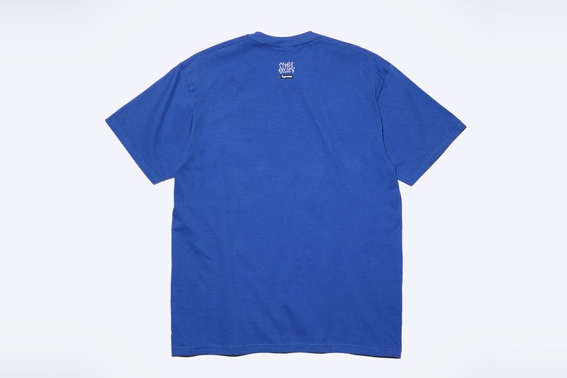 Mike Kelley x Supreme Spring 2026 Collaboration release info  S/S Shirt, Thermal, Ringer Tee, Hooded Sweatshirt, Sweatpant, two T-Shirts, Camp Cap, Vans® Era and Half Cab, Faribault Mills® Throw Blanket and Skateboard