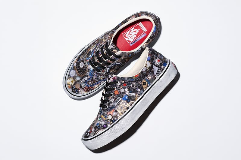 Mike Kelley x Supreme Spring 2026 Collaboration release info  S/S Shirt, Thermal, Ringer Tee, Hooded Sweatshirt, Sweatpant, two T-Shirts, Camp Cap, Vans® Era and Half Cab, Faribault Mills® Throw Blanket and Skateboard