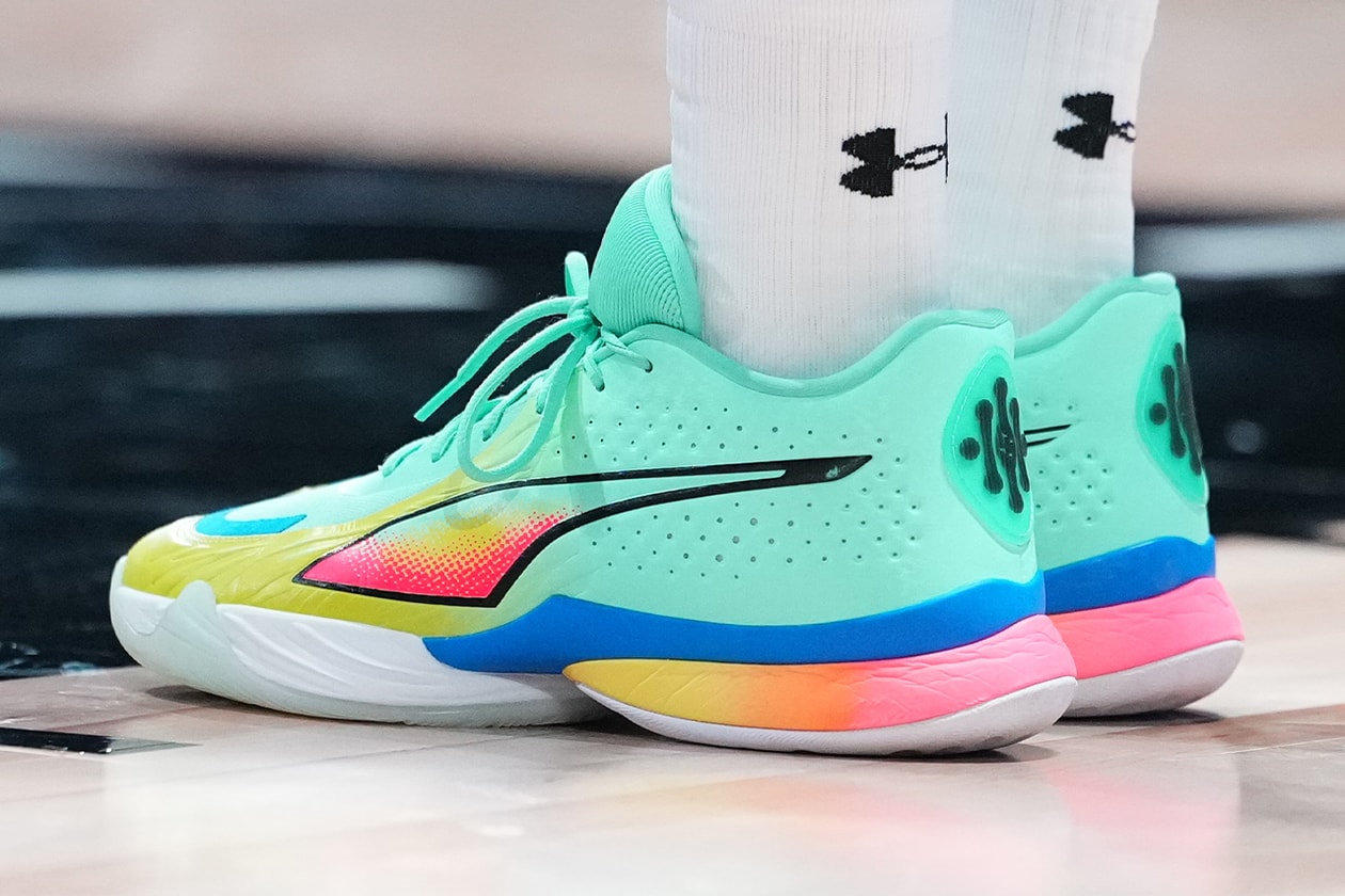 NBA and WNBA Signature Shoe List 2026 Aaron Gordon 361 AG 6 A’ja Wilson Nike A’Two Andrew Wiggins Peak AW4 Angel Reese Reebok Angel Reese 1 Anthony Edwards adidas Anthony Edwards 2 Austin Reaves Rigorer AR3 Breanna Stewart PUMA Stewie 5 Damian Lillard adidas Dame X De’Aaron Fox Under Armour Curry Fox 2 Devin Booker Nike BOOK 2 Donovan Mitchell adidas D.O.N. Issue #7 Giannis Antetokounmpo Nike Zoom Freak 8 Ja Morant Nike Ja 3 Jacy Sheldon Holo JS:01 James Harden adidas Harden Vol. 10 Jaylen Brown 741 Performance Rover Jayson Tatum Jordan Tatum 4 Jimmy Butler Li-Ning JB4 Joel Embiid Skechers SKX JE1 JuJu Watkins Nike LeBron NXXT Gen by JuJu Kawhi Leonard New Balance KAWHI V Kevin Durant Nike KD19 Klay Thompson ANTA KT 11 Kyrie Irving ANTA KAI 3 LaMelo Ball PUMA MB.05 LeBron James Nike LeBron 23 Luka Dončić Jordan Luka 5 Nikola Jokić 361 Joker 2 Sabrina Ionescu Nike Sabrina 4 Scoot Henderson PUMA Scoot Zeros III Shai Gilgeous-Alexander Converse SHAI 001 Lux Stephen Curry Under Armour Curry 13 Tyrese Haliburton PUMA Hali 1