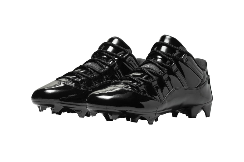 Air Jordan 11 Low TD Cleat Black Patent IQ8113-001 Release Info