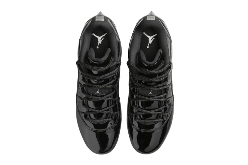 Air Jordan 11 Low TD Cleat Black Patent IQ8113-001 Release Info