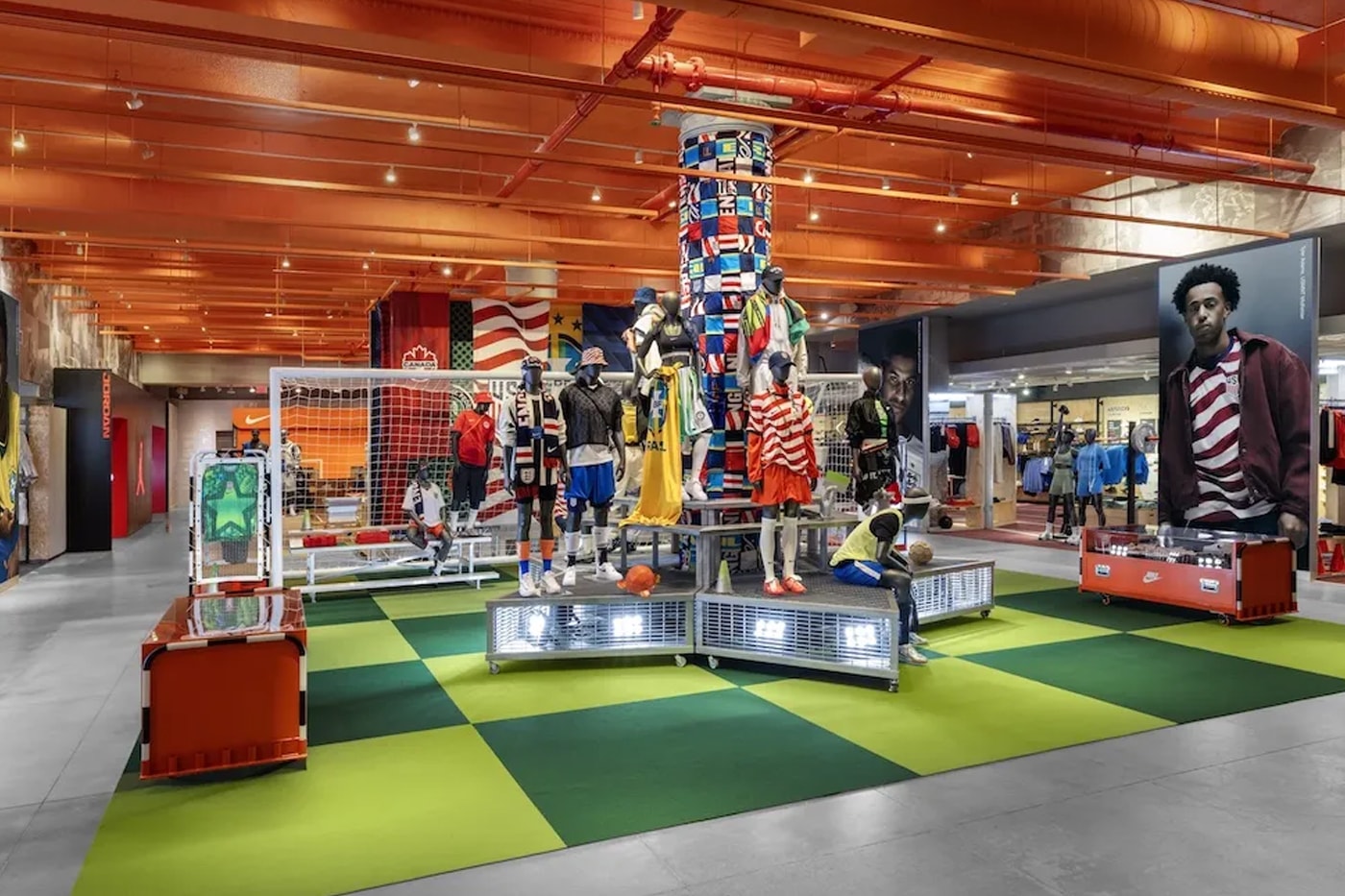 Nike and Jordan Brand Open Temporary Soho Store in NYC 611 broadway new york city 