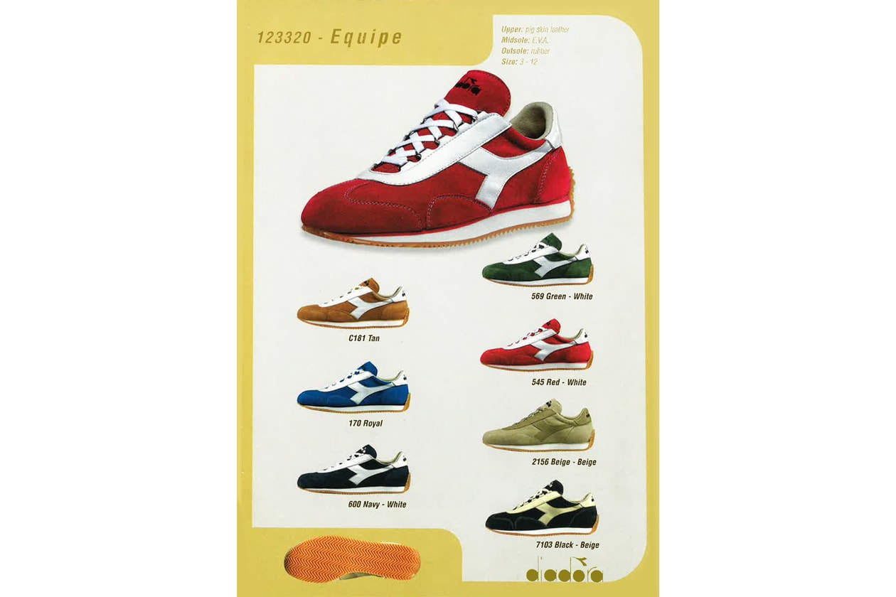 From Archive to Now, the Equipe Shapes Diadora’s Ongoing Story