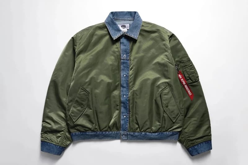 eYe Junya Watanabe MAN x Alpha Industries MA-1 Jacket Reversible Convertible Hybrid Jacket Military