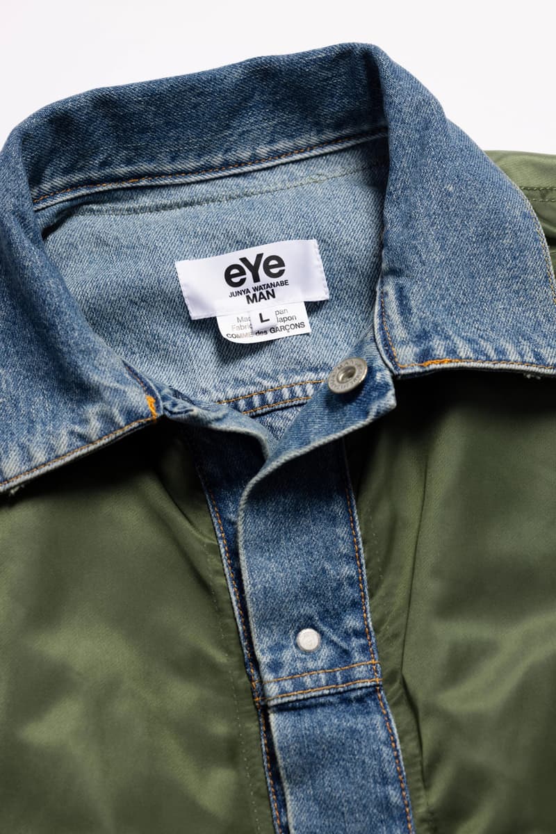 eYe Junya Watanabe MAN x Alpha Industries MA-1 Jacket Reversible Convertible Hybrid Jacket Military